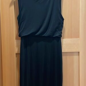 Leith Black Midi Dress